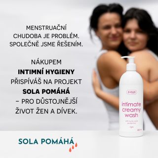 Pomáháte? S každým nákupem! V listopadu darujeme část z prodeje intimní hygieny organizaci SOLA pomáhá. Udělejte si radost...